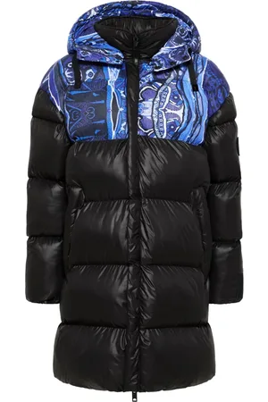 Carlo Colucci Frakke, Herre, Sort, M, Uld, Quiltet Oversize Frakke DeZordo