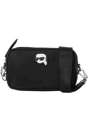 Karl Lagerfeld Taske, Herre, Sort, ONE SIZE, Nylon, Crossbody Ikonik 2.0