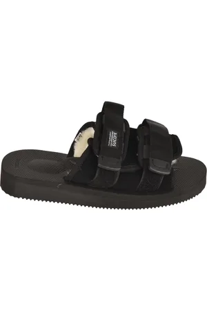 SUICOKE Sko, Herre, Sort, 39 EU, Sliders til mænd - Sort og Grå