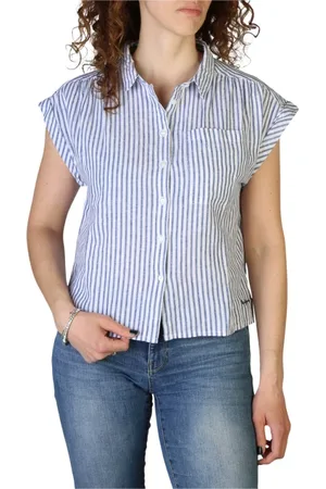 Pepe Jeans Bluser & Skjorter, Dame, Hvid, L, Bomuld, Shirt Iris_Pl304213