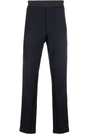 BRIONI Bukser, Dame, Blå, XL, Uld, Straight Bukser
