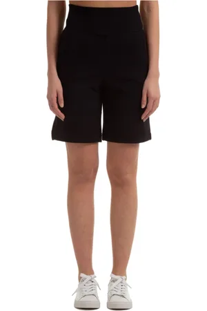 Alberta Ferretti Shorts, Dame, Sort, 2XS, Bomuld, Casual shorts