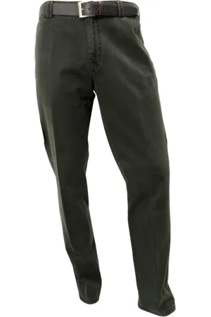 Meyer Bukser, Herre, Grøn, 2XL, Bomuld, Bukser Mod. Bonn Elasticized 2-3906/28