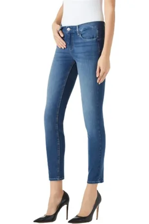 Liu Jo Jeans, Dame, Blå, W30, Bomuld, Monroe Skinny 7/8 Jeans