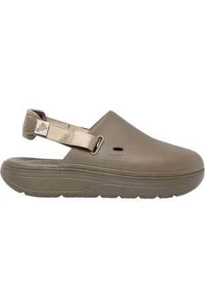 SUICOKE Sko, Dame, Grøn, 39 EU, Uld, Oliven Grøn Elastisk Bagrem Sandaler