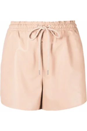 Stella McCartney Shorts, Dame, Lyserød, XS, Læder, Etiske læderlignende shorts
