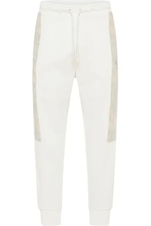 Carlo Colucci Bukser, Herre, Hvid, S, Bomuld, Unik Oversize Jogger D`Apolito