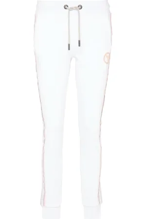 Carlo Colucci Bukser, Dame, Hvid, XL, Kvinders Unikke Basic Sweatpants