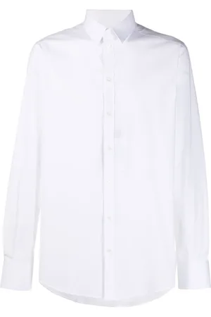 Dolce & Gabbana Skjorte, Herre, Hvid, 3XL, Afslappet Skjorte