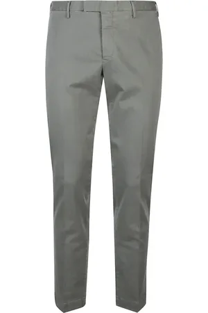 PT Torino Bukser, Herre, Grå, XL, Olivengrøn Skinny Pant