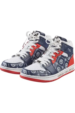 Carlo Colucci Sko, unisex, Flerfarvet, 43 EU, Unik High Sneaker Dal Maso