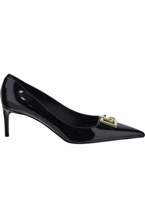 Dolce & Gabbana Sko, Dame, Sort, 37 1/2 EU, Uld, Lollo Pumps, Elegant og Chic