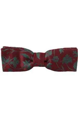 Dolce & Gabbana Tilbehør, Herre, Flerfarvet, ONE SIZE, Silke Butterfly Sløjfe