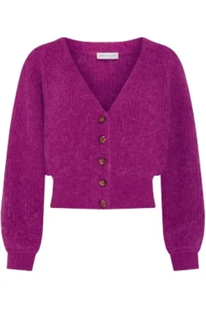 Fabienne Chapot Strik, Dame, Lilla, L, Tyl, Cardigans