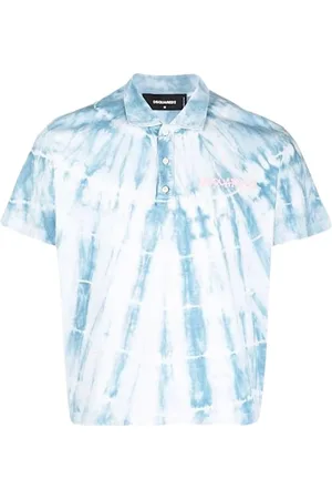 Dsquared2 Top, Herre, Blå, M, Bomuld, Kortærmet Polo Shirt