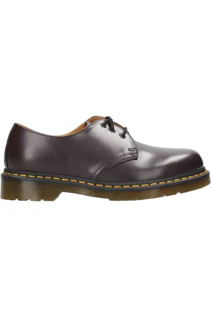 Dr. Martens Sko, Herre, Lilla, 41 EU, Læder, Lilla Læder Snøresko