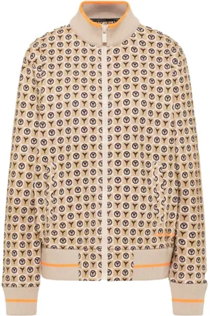 Carlo Colucci Sweathshirts & Hoodies, Dame, , S, Uld, Monogram Vest med lynlås i