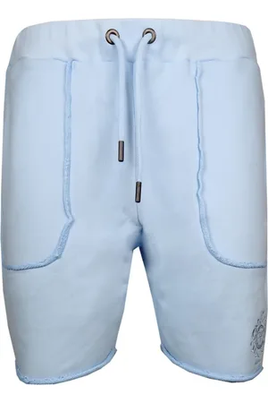 Carlo Colucci Shorts, Herre, Blå, XS, Bomuld, Afslappede Blå Sweat Shorts
