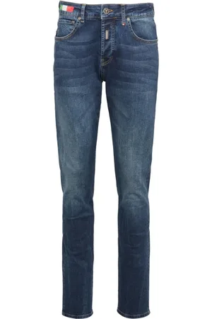 Carlo Colucci Jeans, Herre, Blå, W29, Moderne 5-Lomme Jeans Cazzonelli
