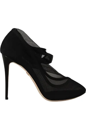 Dolce & Gabbana Sko, Dame, Sort, 39 EU, Uld, Elegante Sorte Højhælede Sko