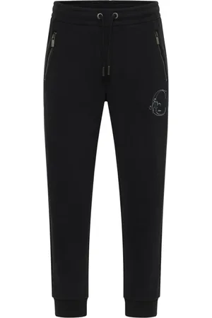 Carlo Colucci Bukser, Herre, Sort, M, Bomuld, Unik Sweat Jogger De Bettin