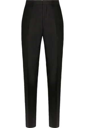 Boggi Milano Bukser, Herre, Sort, 4XL, Uld, Tuxedo Bukser i Uld