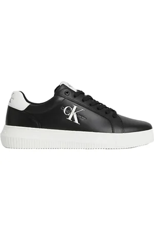 Calvin Klein Sko, Herre, Sort, 41 EU, Læder, Chunky Cupsole Sneakers
