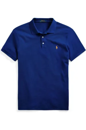 Ralph Lauren Top, Herre, Blå, M, Bomuld, Heritage Royal Kortærmet Polo