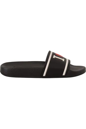 Dolce & Gabbana Sko, Dame, Sort, 35 EU, Læder, Kvinders Læder Sliders - Sort