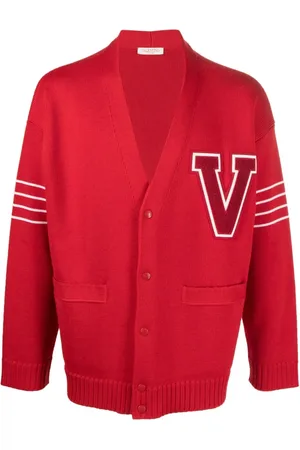 VALENTINO Strik, Herre, Rød, S, Uld, Sweaters fra Garavani