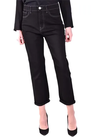 Twin-Set Jeans, Dame, Sort, W25, Bootcut jeans