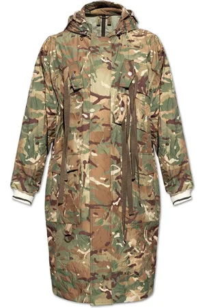 Dolce & Gabbana Frakke, Herre, Hvid, S, Camo Hættejakke