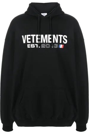 Vetements Sweathshirts & Hoodies, unisex, Sort, S, Bomuld, Sorte Sweaters