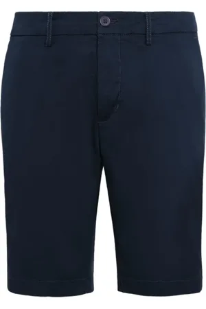 Boggi Milano Shorts, Herre, Blå, L, Bomuld, Stretch Gabardine Shorts
