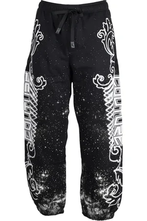 VERSACE Bukser, Herre, Sort, L, Bomuld, Galaxy Couture Bukser