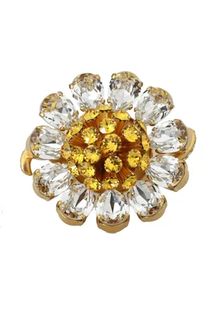 Dolce & Gabbana Tilbehør, Dame, Gul, 53 MM, Uld, Elegant Guld Smykke til Kvinder