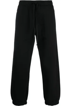 VERSACE Bukser, Herre, Sort, M, Uld, Broderede ROS Bukser