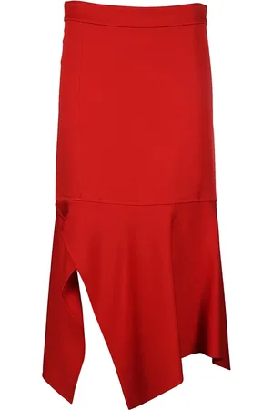 Victoria Beckham Nederdel, Dame, Rød, XS, Elegant Rød Blyant Nederdel