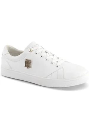 Tommy Hilfiger Sko, Dame, Hvid, 41 EU, Hvide Sneakers