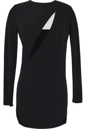 VERSACE Kjole, Dame, Sort, 2XS, Uld, Kort daglig kjole