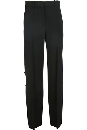 Victoria Beckham Bukser, Dame, Sort, S, Uld, Klassiske sorte kontorbukser