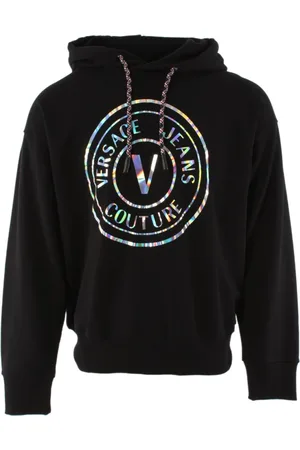 VERSACE Sweathshirts & Hoodies, Herre, Sort, XS, Bomuld, Jeans Couture sweater størrelse XS