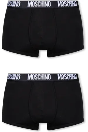 Moschino Undertøj, Herre, Sort, XS, Bomuld, 2-pakke af Supima® bomuld boxershorts