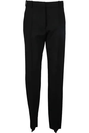 Victoria Beckham Bukser, Dame, Sort, 2XS, Uld, Brede sorte kontorbukser