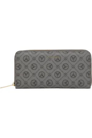 Carlo Colucci Tilbehør, unisex, Grå, ONE SIZE, Coviello Logo Print Pengepung
