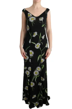 Dolce & Gabbana Kjole, Dame, Sort, S, Forbløffende Silkekjole