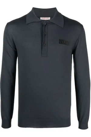 VALENTINO Top, Herre, Grå, XL, Uld, Grå T-shirts og Polos