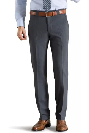 Meyer Bukser, Herre, Grå, S, Bomuld, Slim Fit Roma Dress Bukser