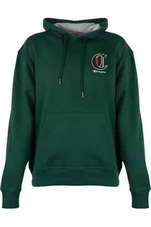 Champion Sweathshirts & Hoodies, Herre, Grøn, XL, Bomuld, Hættetrøje