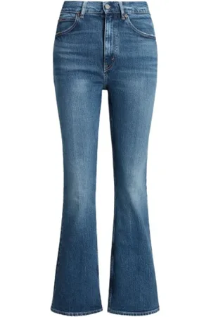 Ralph Lauren Jeans, Dame, Blå, W26, Bomuld, Crop Flare Jeans